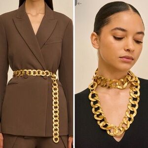 NEW CULT GAIA DULCE BELT ANTIQUE BRASS $398